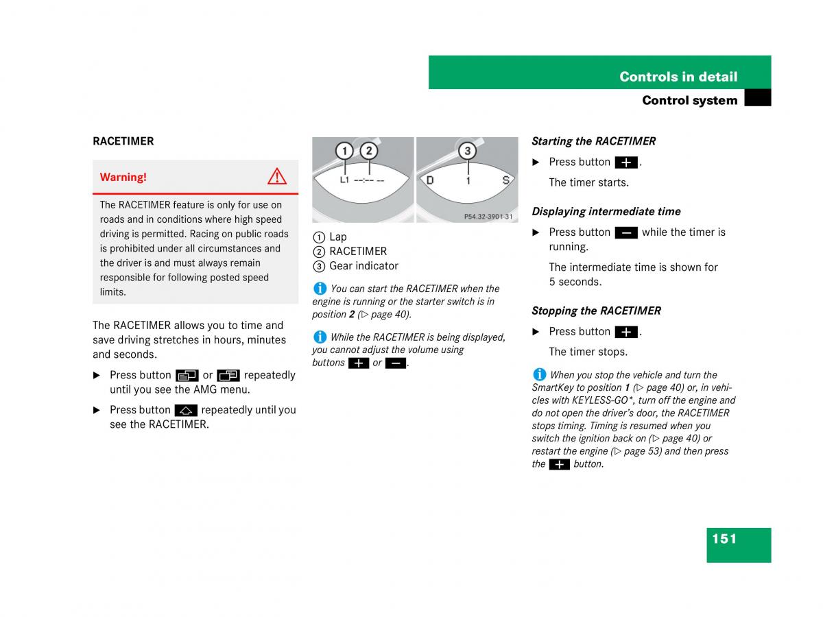 Mercedes Benz SL R230 owners manual / page 152