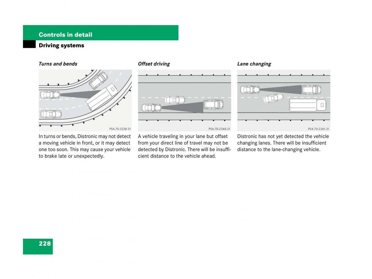 Mercedes Benz SL R230 owners manual / page 229