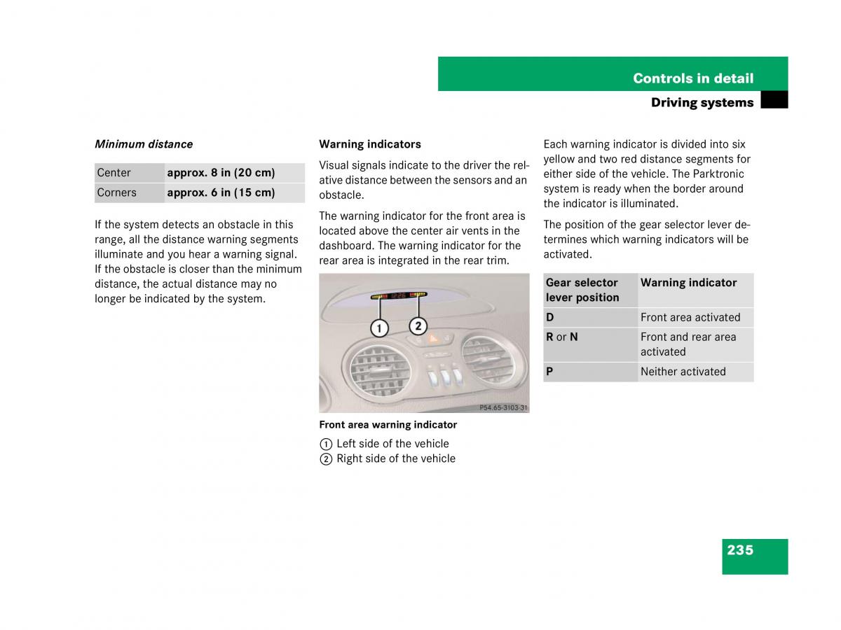 Mercedes Benz SL R230 owners manual / page 236