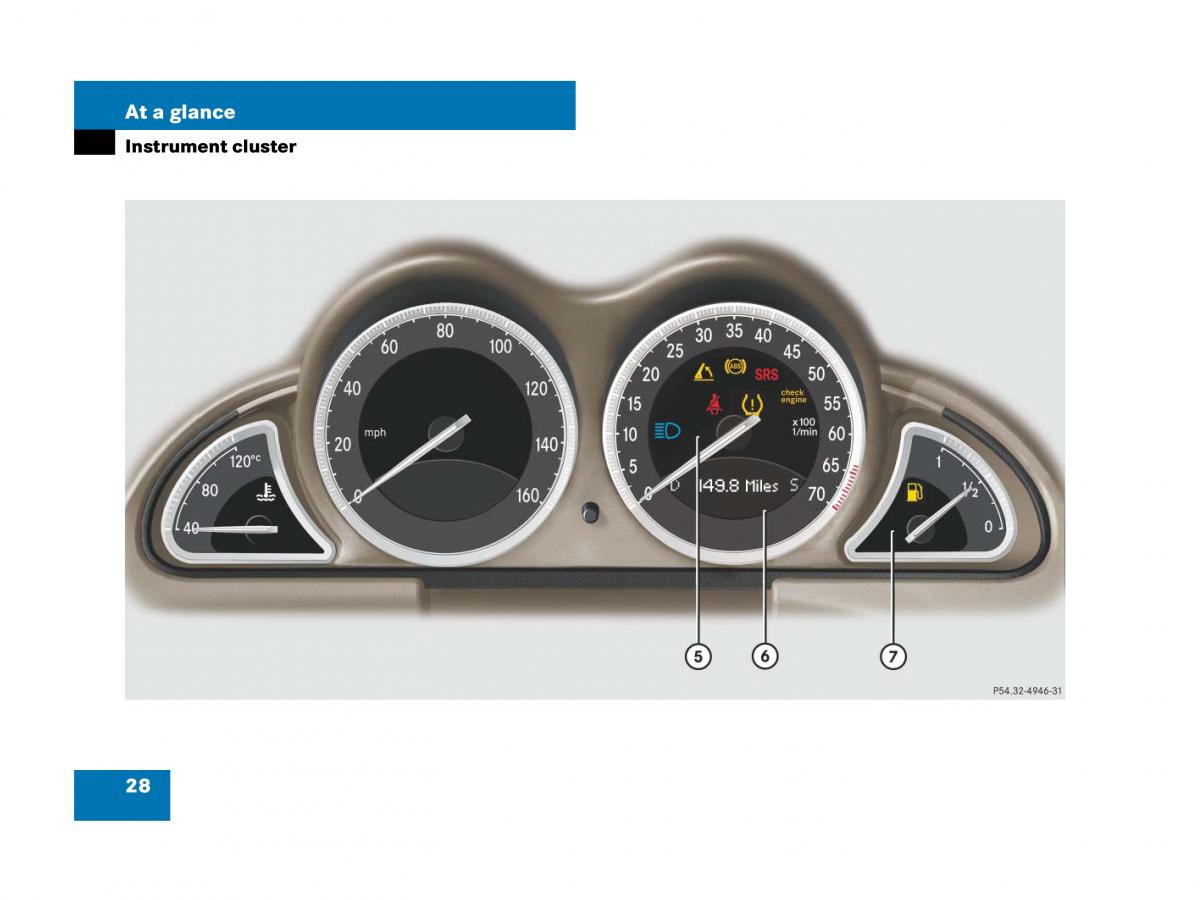 Mercedes Benz SL R230 owners manual / page 28