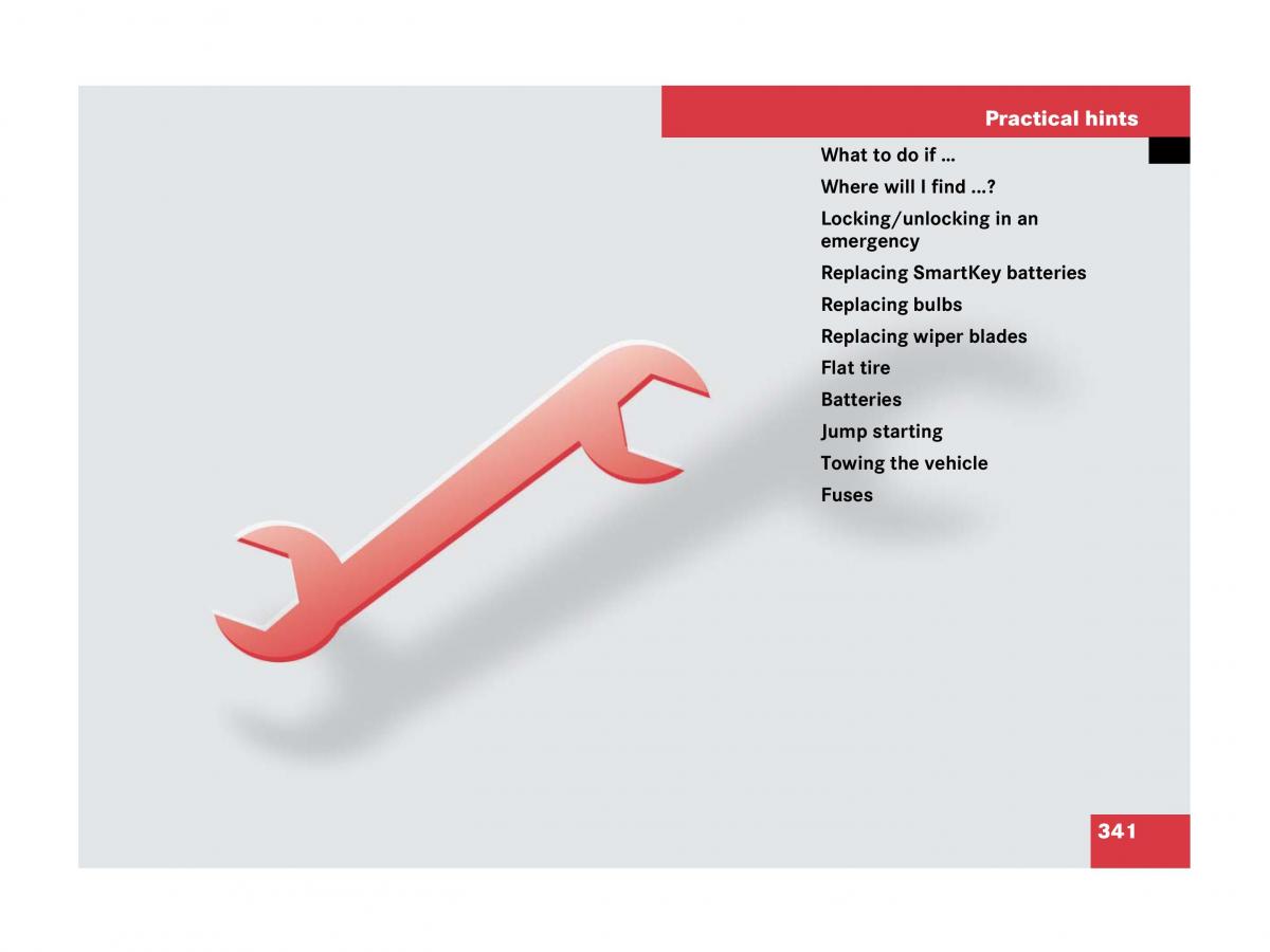 Mercedes Benz SL R230 owners manual / page 342