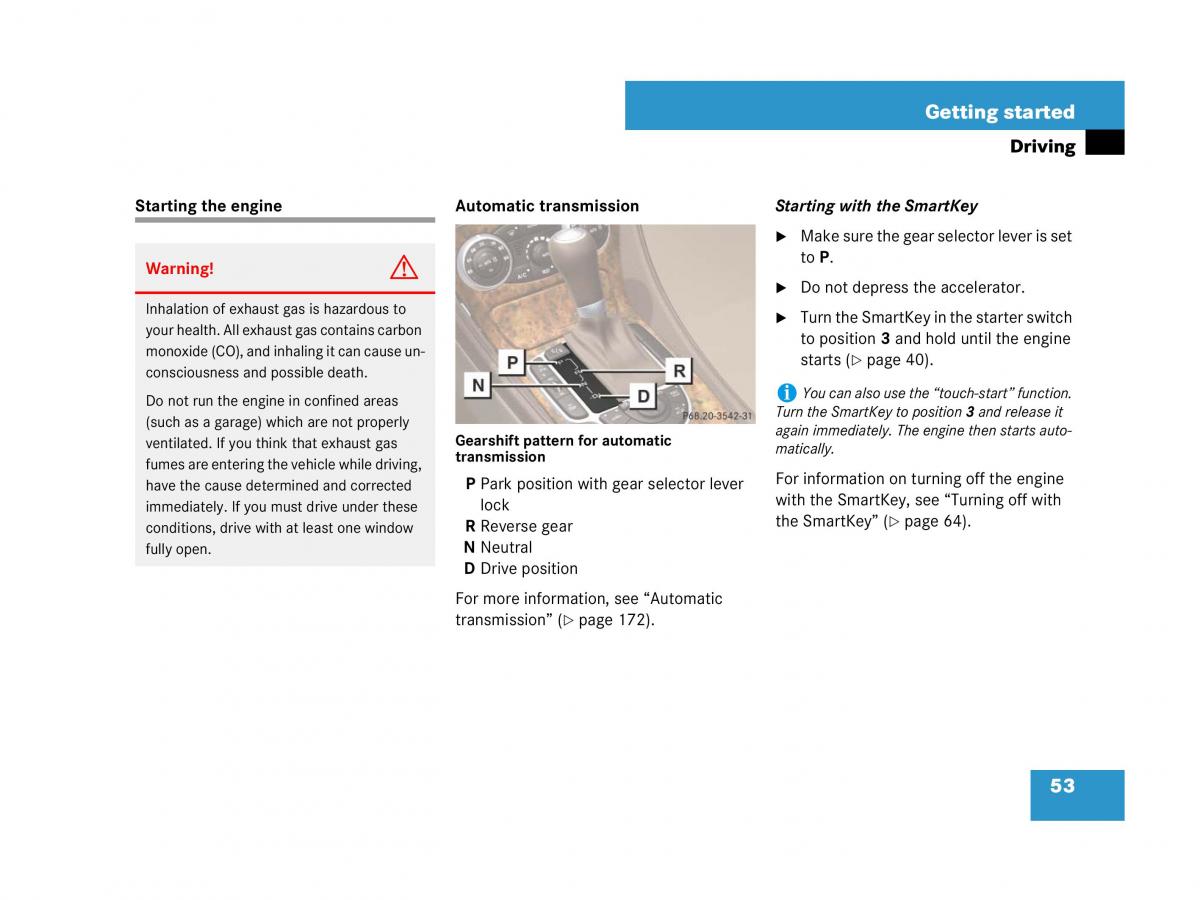 Mercedes Benz SL R230 owners manual / page 53