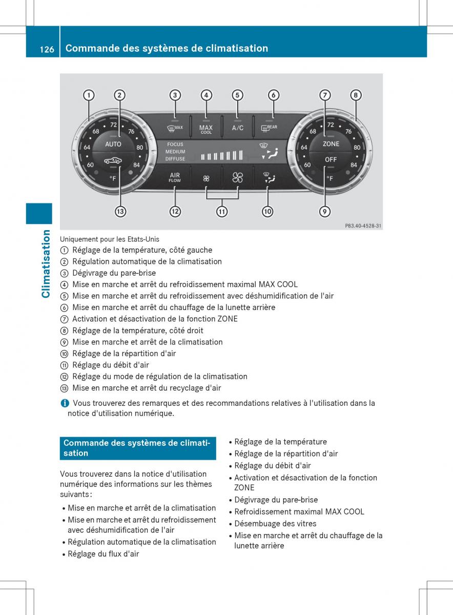 Mercedes Benz SL Coupe R231 manuel du proprietaire / page 128