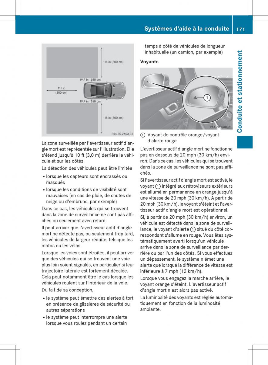 Mercedes Benz SL Coupe R231 manuel du proprietaire / page 173