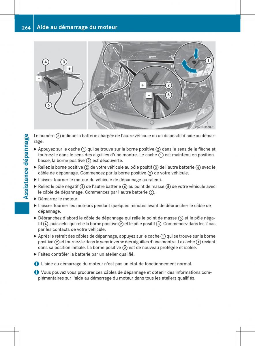 Mercedes Benz SL Coupe R231 manuel du proprietaire / page 266