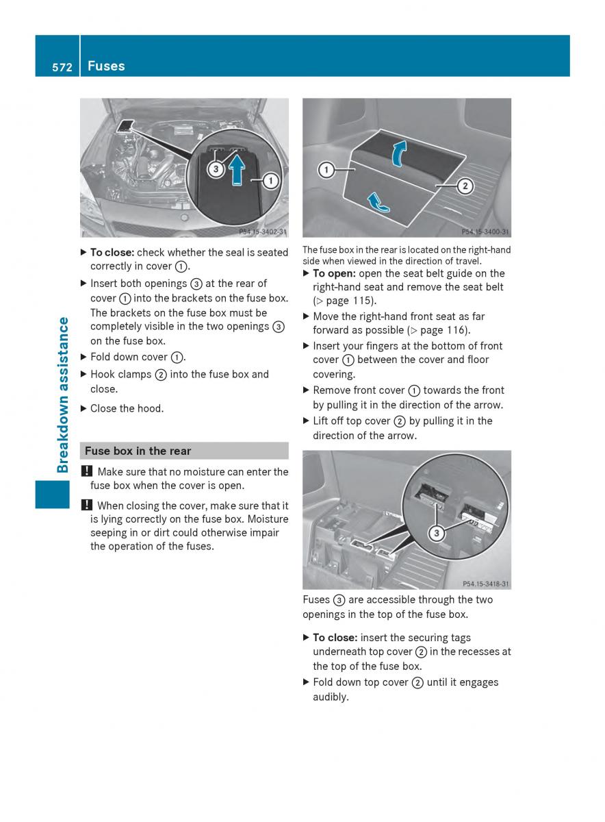 Mercedes Benz SL R231 owners manual / page 574