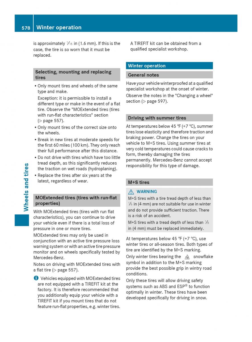 Mercedes Benz SL R231 owners manual / page 580