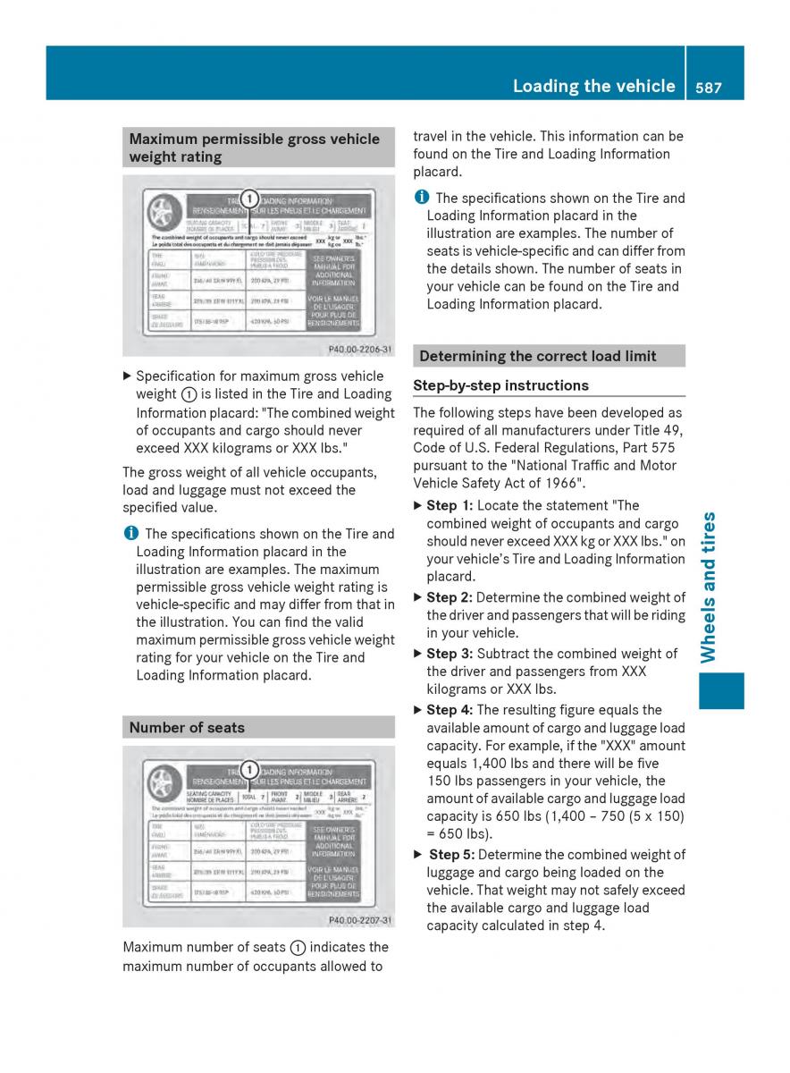 Mercedes Benz SL R231 owners manual / page 589