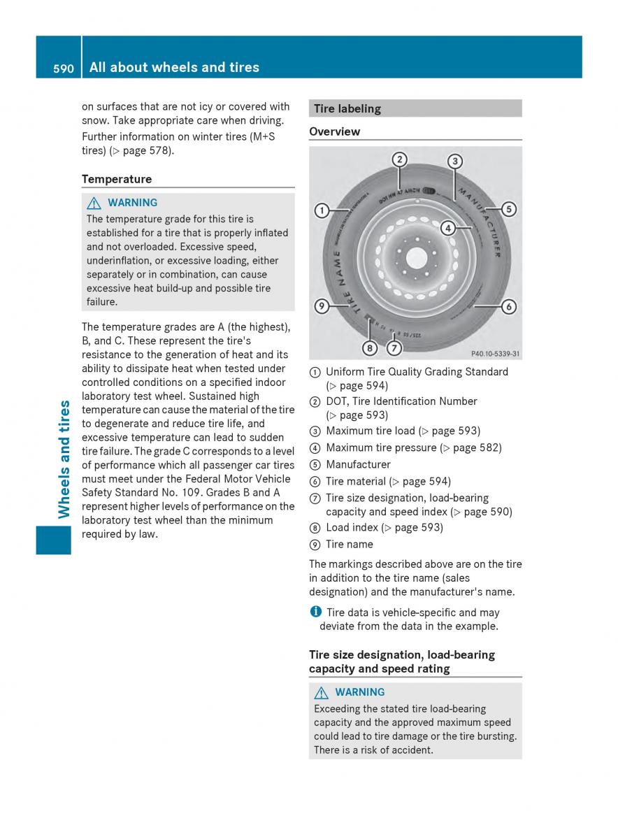 Mercedes Benz SL R231 owners manual / page 592