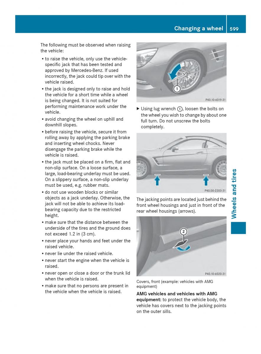 Mercedes Benz SL R231 owners manual / page 601