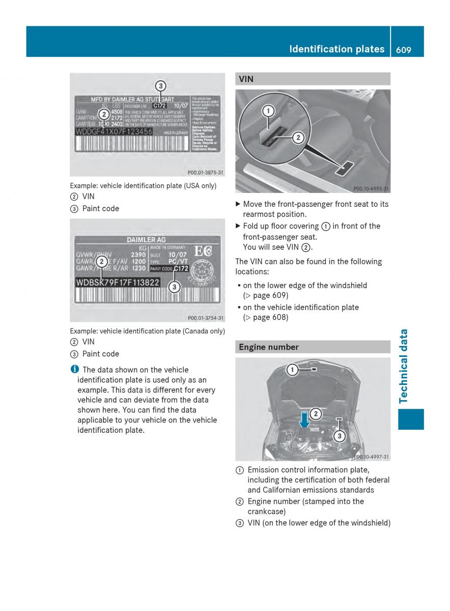 Mercedes Benz SL R231 owners manual / page 611