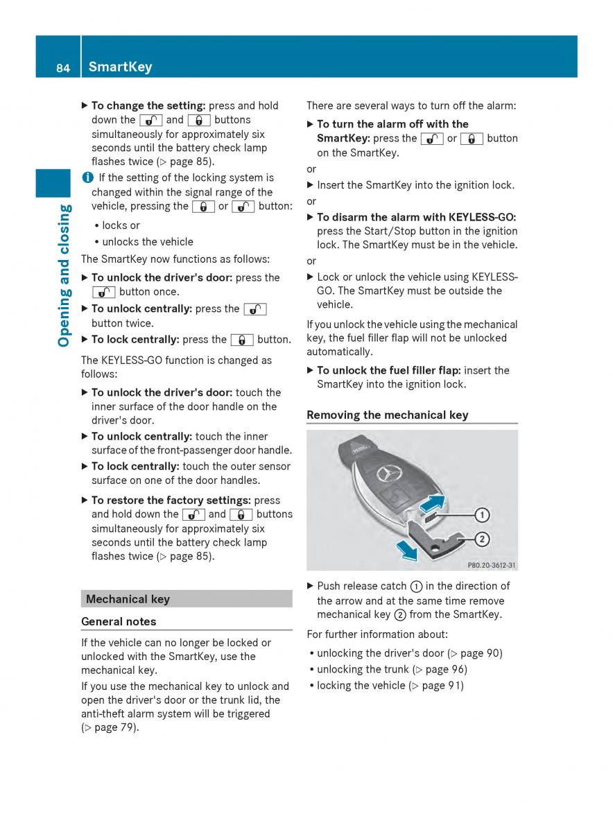 Mercedes Benz SL R231 owners manual / page 86