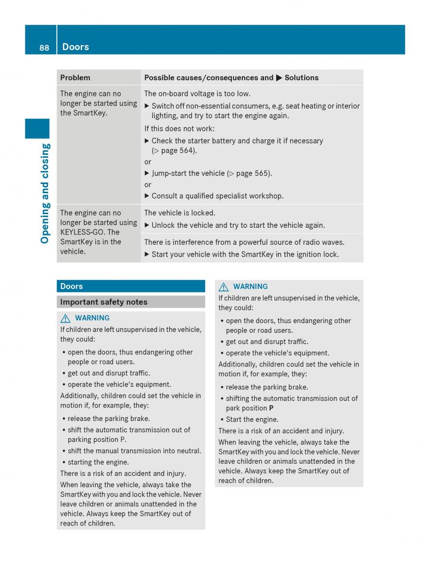 Mercedes Benz SL R231 owners manual / page 90