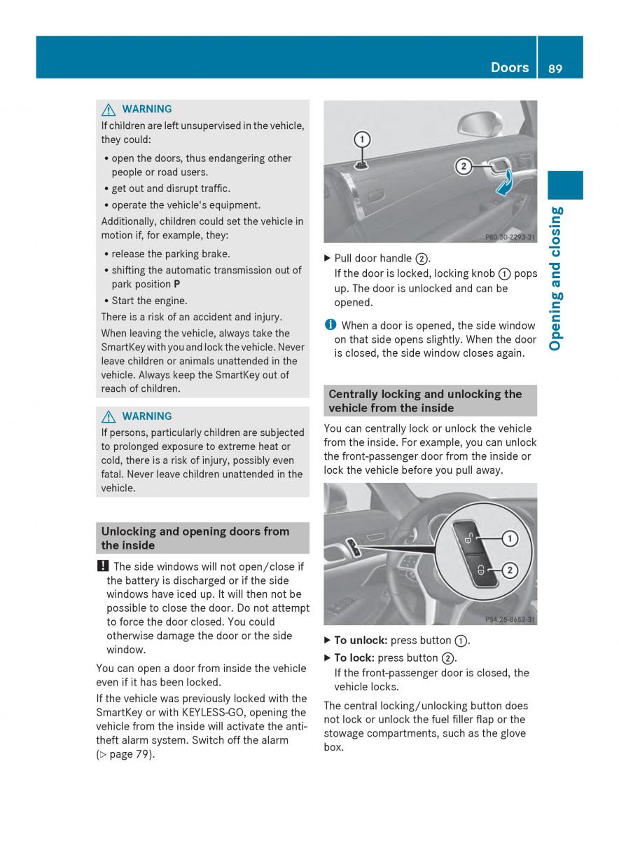 Mercedes Benz SL R231 owners manual / page 91