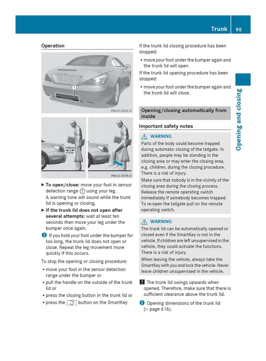 Mercedes Benz SL R231 owners manual / page 97