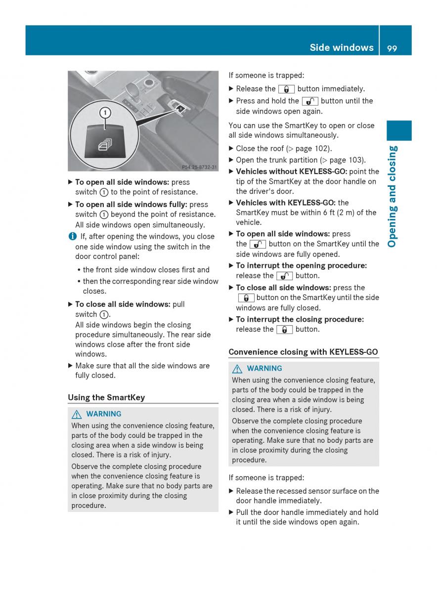 Mercedes Benz SL R231 owners manual / page 101