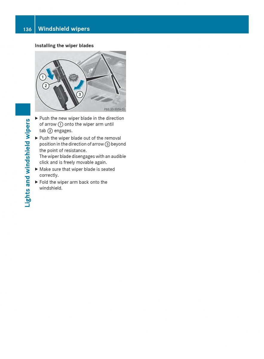 Mercedes Benz SL R231 owners manual / page 138