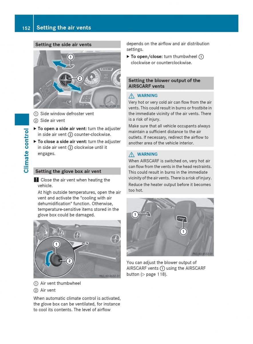 Mercedes Benz SL R231 owners manual / page 154