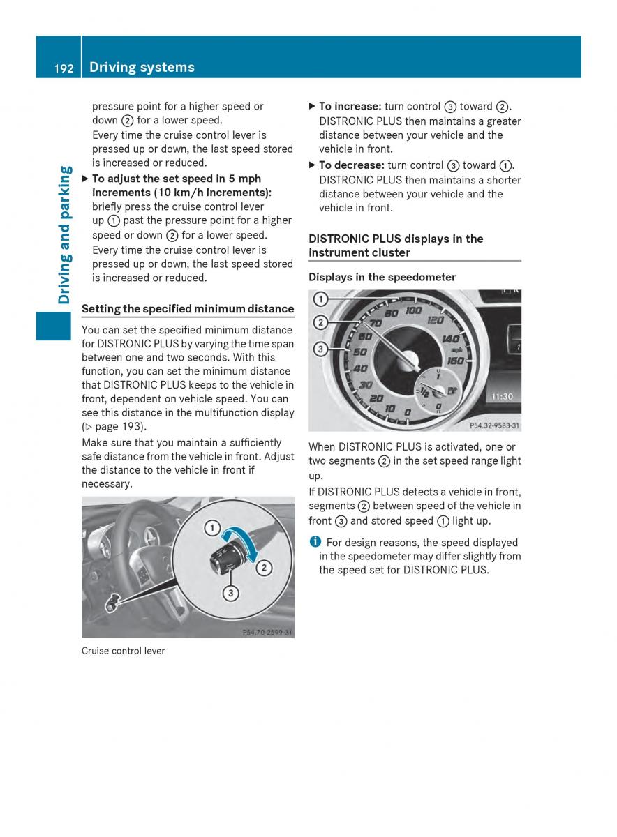 Mercedes Benz SL R231 owners manual / page 194