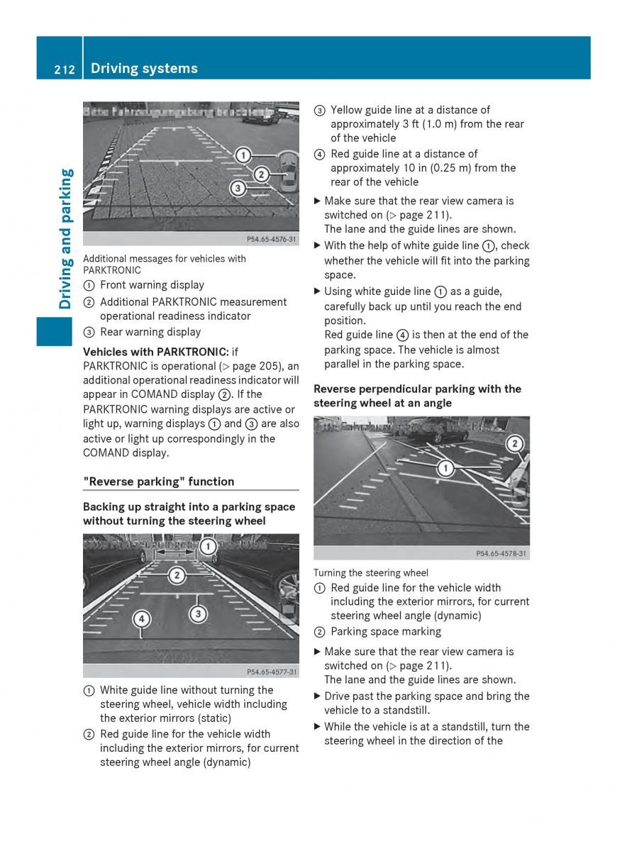 Mercedes Benz SL R231 owners manual / page 214