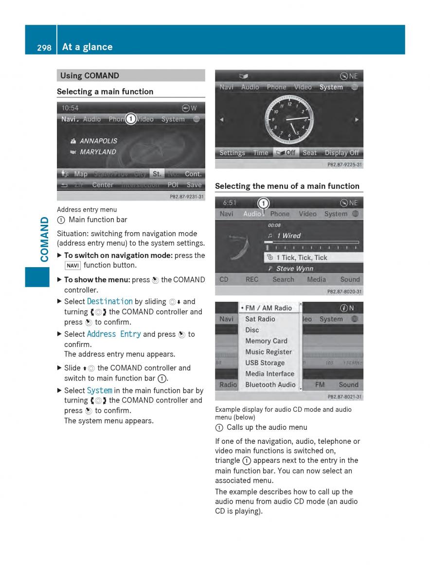 Mercedes Benz SL R231 owners manual / page 300