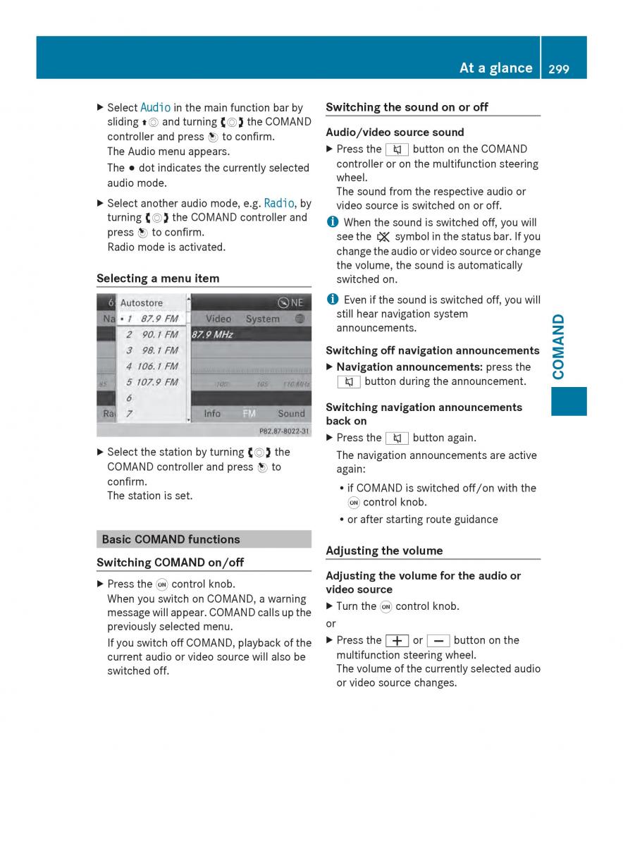 Mercedes Benz SL R231 owners manual / page 301