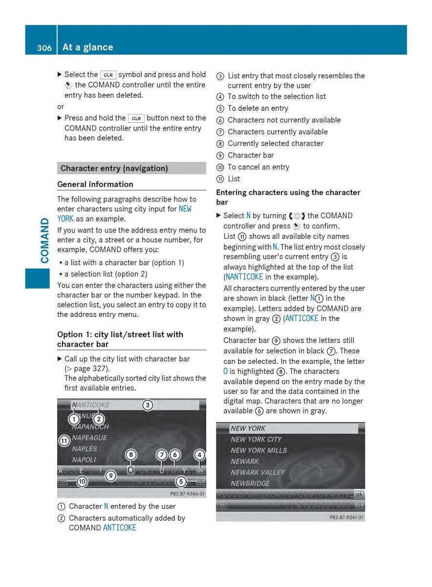 Mercedes Benz SL R231 owners manual / page 308