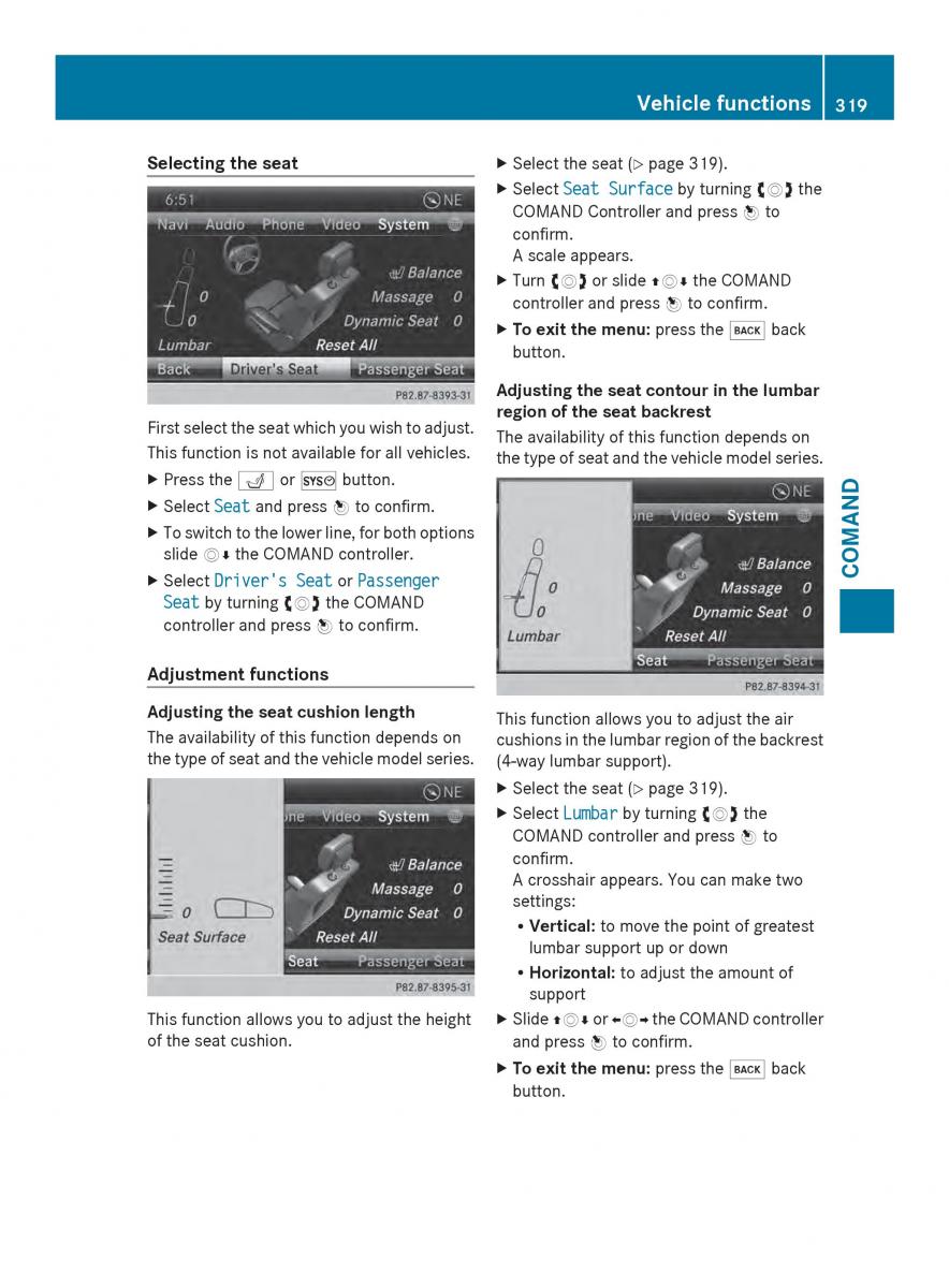 Mercedes Benz SL R231 owners manual / page 321