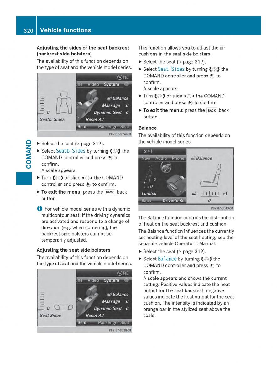 Mercedes Benz SL R231 owners manual / page 322