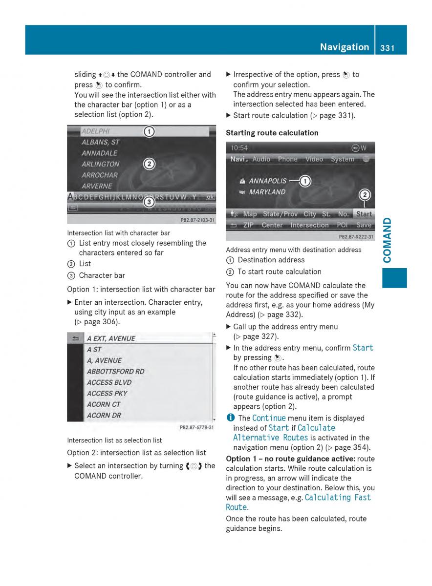 Mercedes Benz SL R231 owners manual / page 333