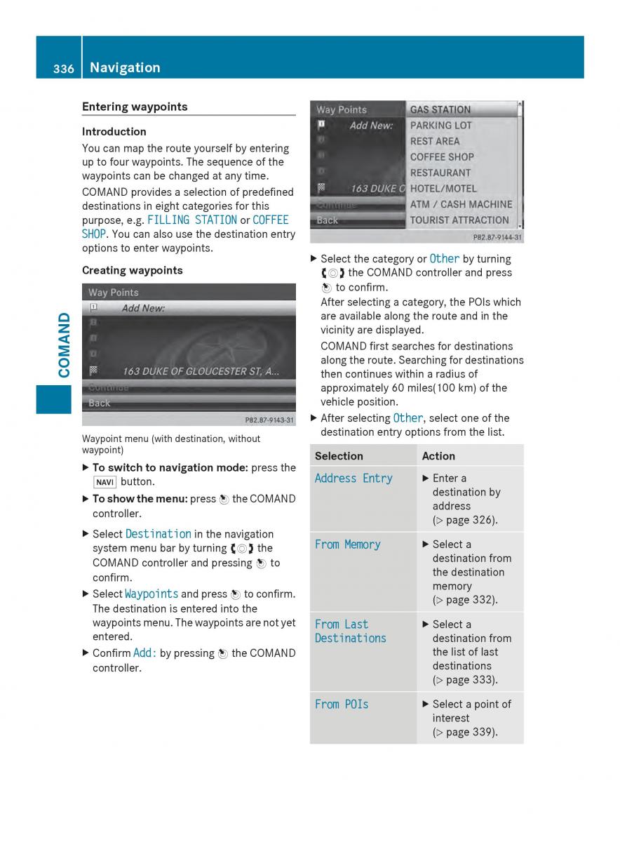 Mercedes Benz SL R231 owners manual / page 338