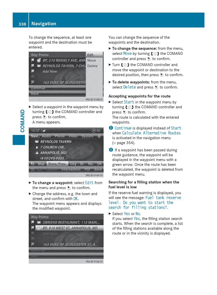 Mercedes Benz SL R231 owners manual / page 340