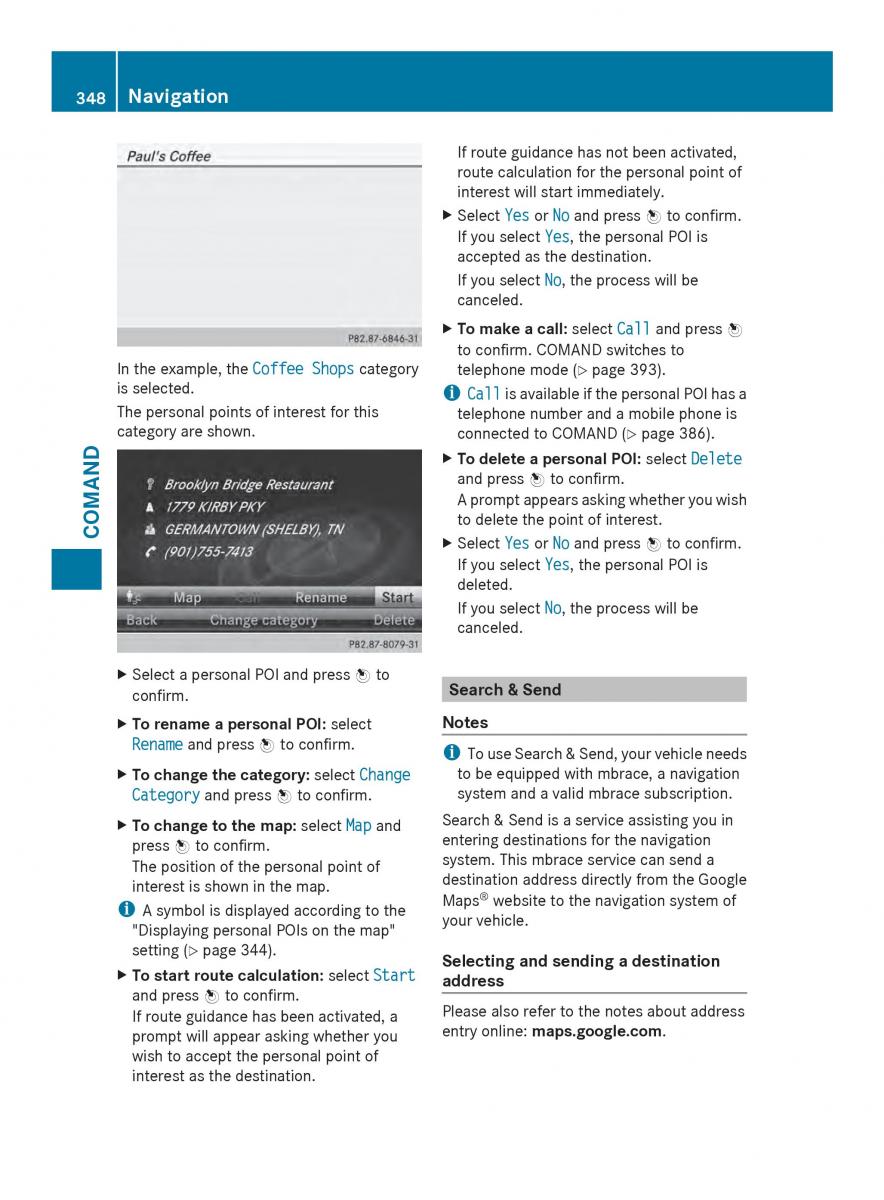 Mercedes Benz SL R231 owners manual / page 350