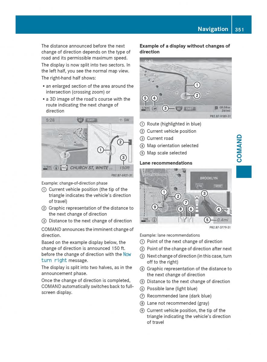 Mercedes Benz SL R231 owners manual / page 353