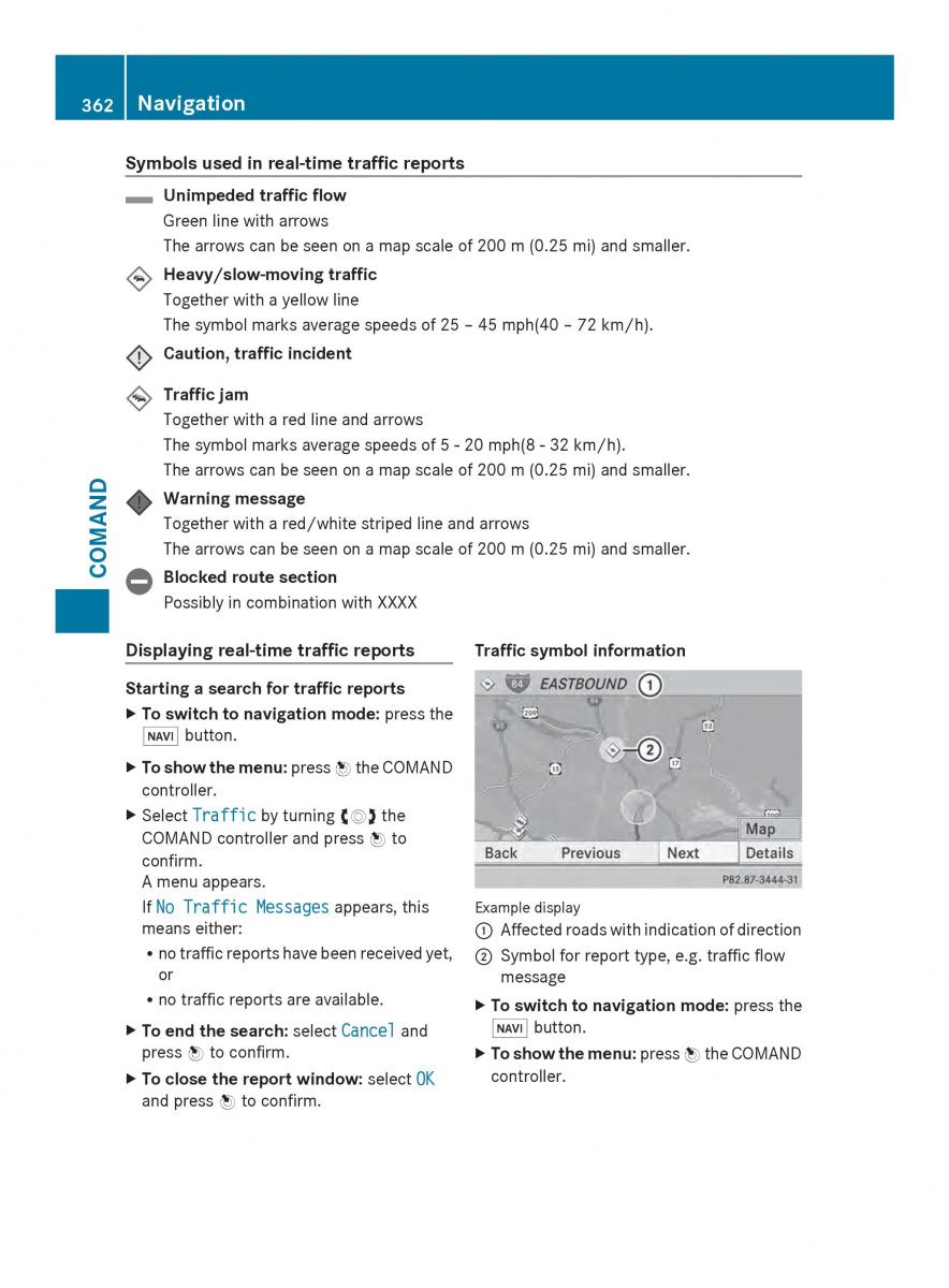 Mercedes Benz SL R231 owners manual / page 364