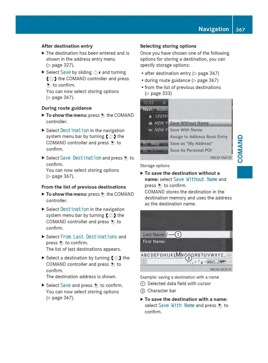 Mercedes Benz SL R231 owners manual / page 369