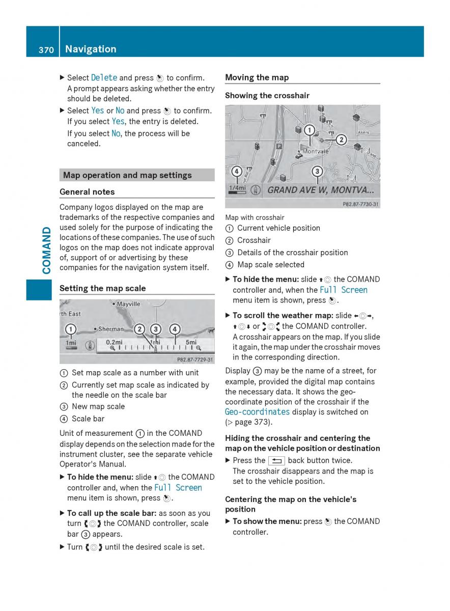 Mercedes Benz SL R231 owners manual / page 372