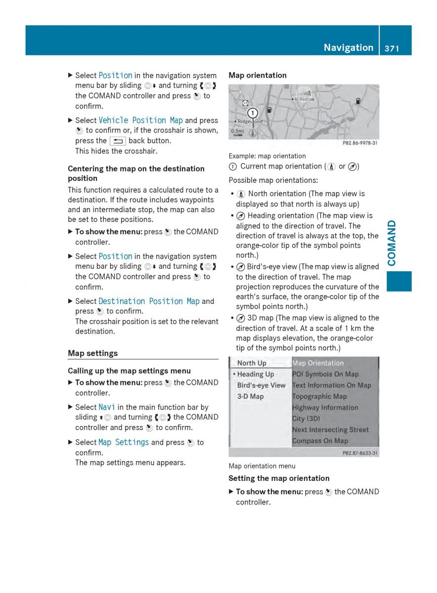 Mercedes Benz SL R231 owners manual / page 373