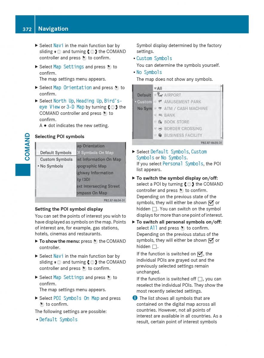 Mercedes Benz SL R231 owners manual / page 374