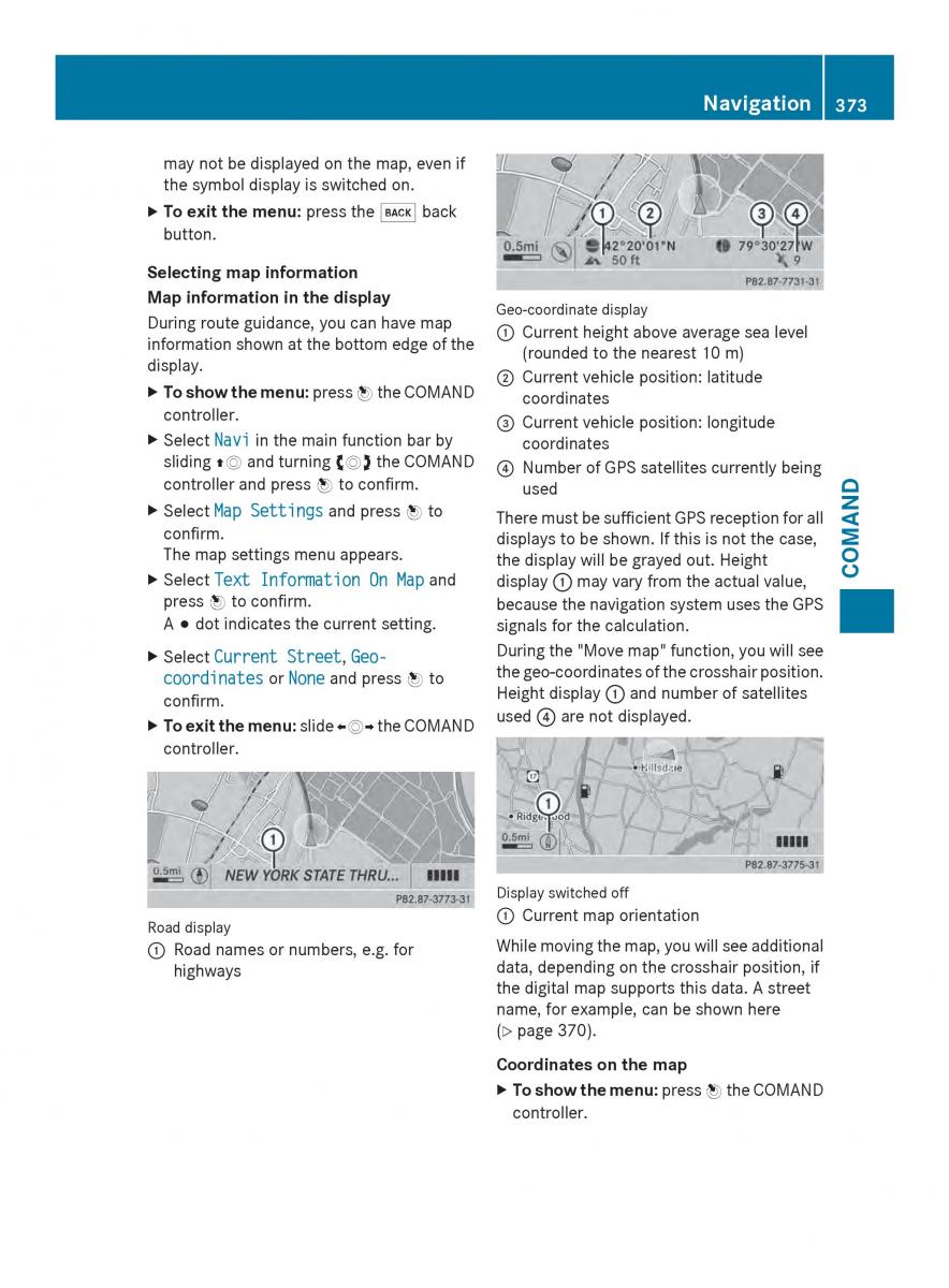 Mercedes Benz SL R231 owners manual / page 375