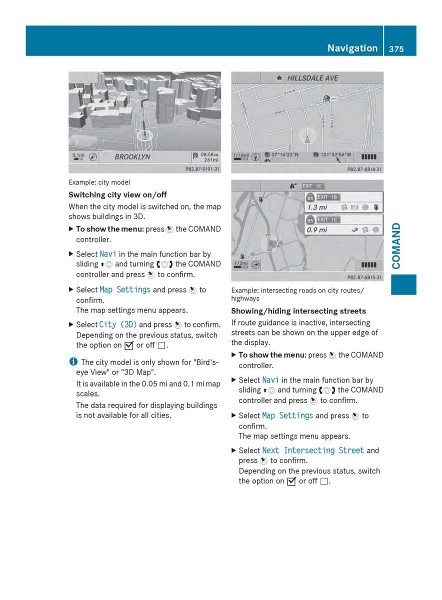 Mercedes Benz SL R231 owners manual / page 377