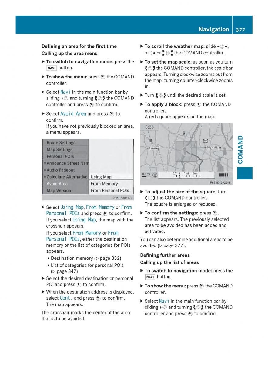 Mercedes Benz SL R231 owners manual / page 379