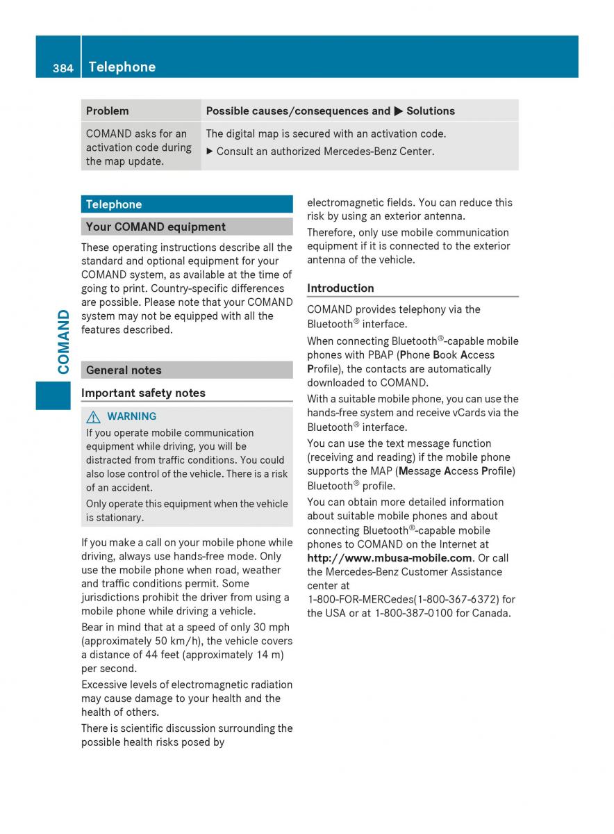 Mercedes Benz SL R231 owners manual / page 386