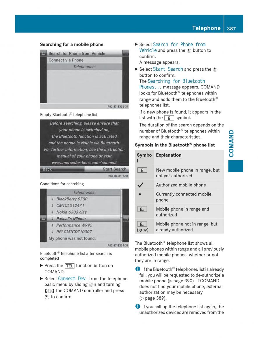 Mercedes Benz SL R231 owners manual / page 389