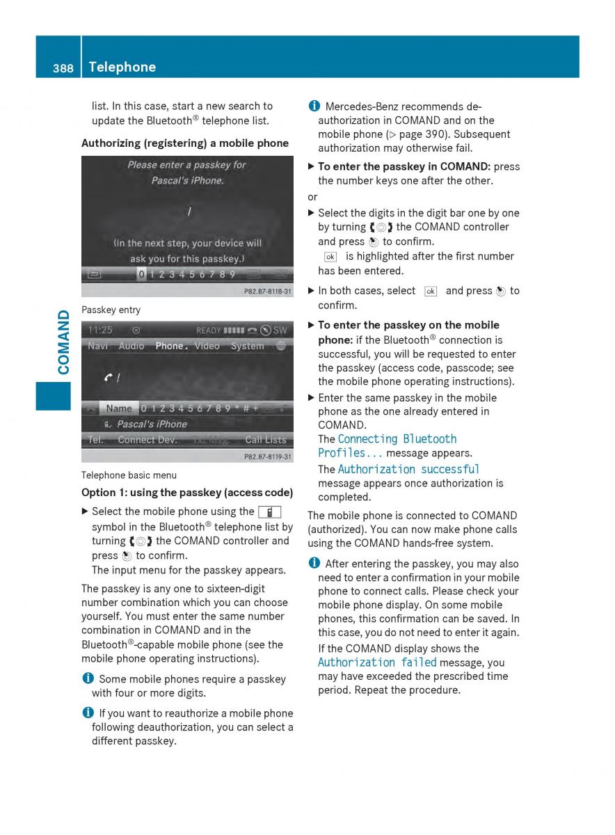 Mercedes Benz SL R231 owners manual / page 390