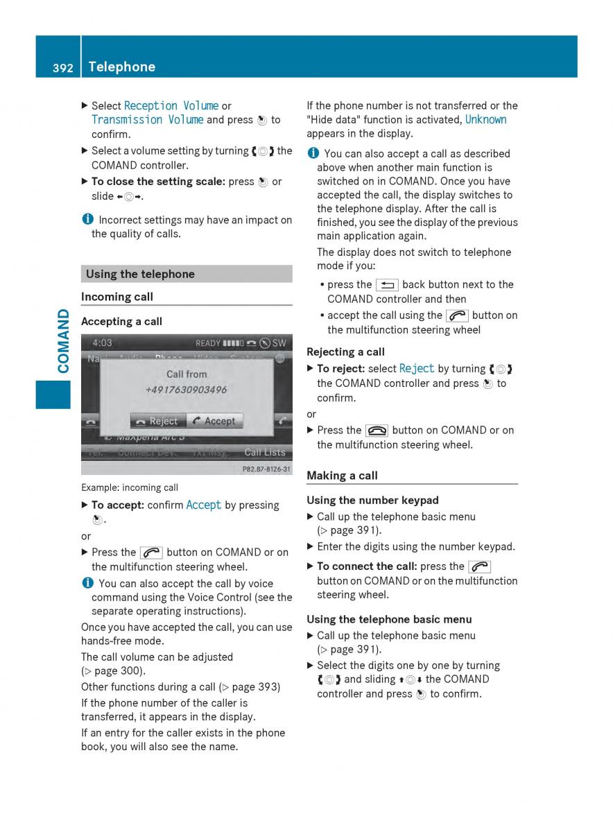 Mercedes Benz SL R231 owners manual / page 394