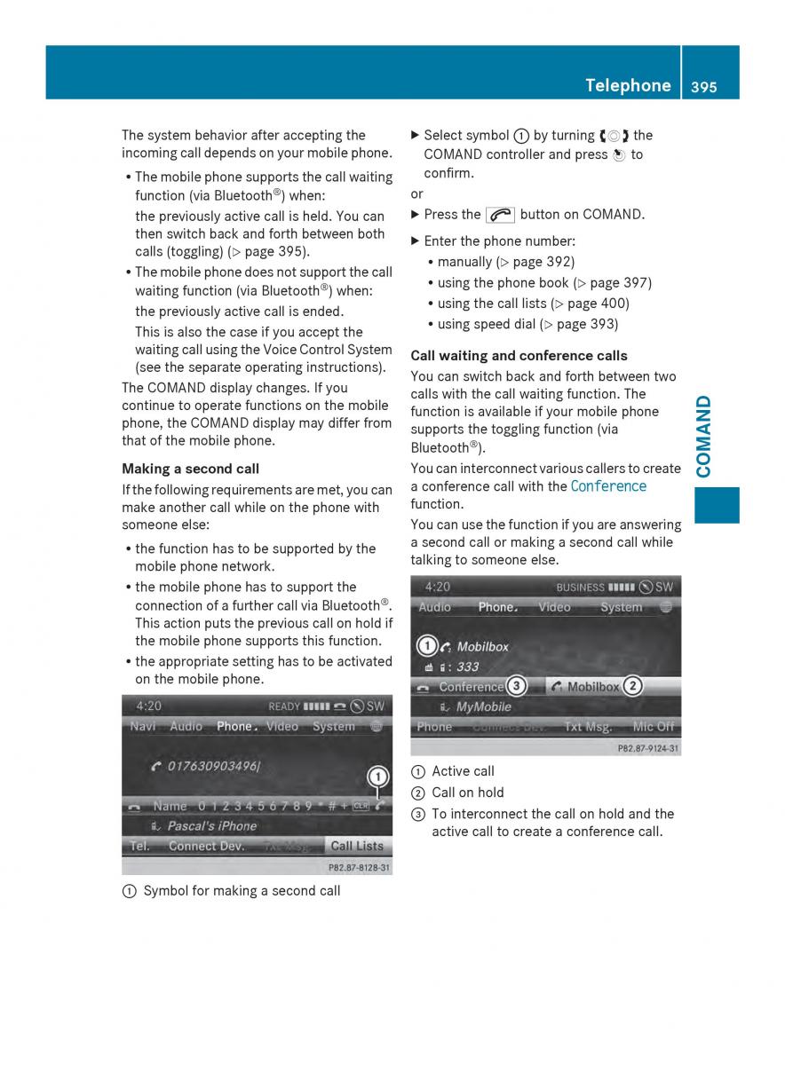 Mercedes Benz SL R231 owners manual / page 397