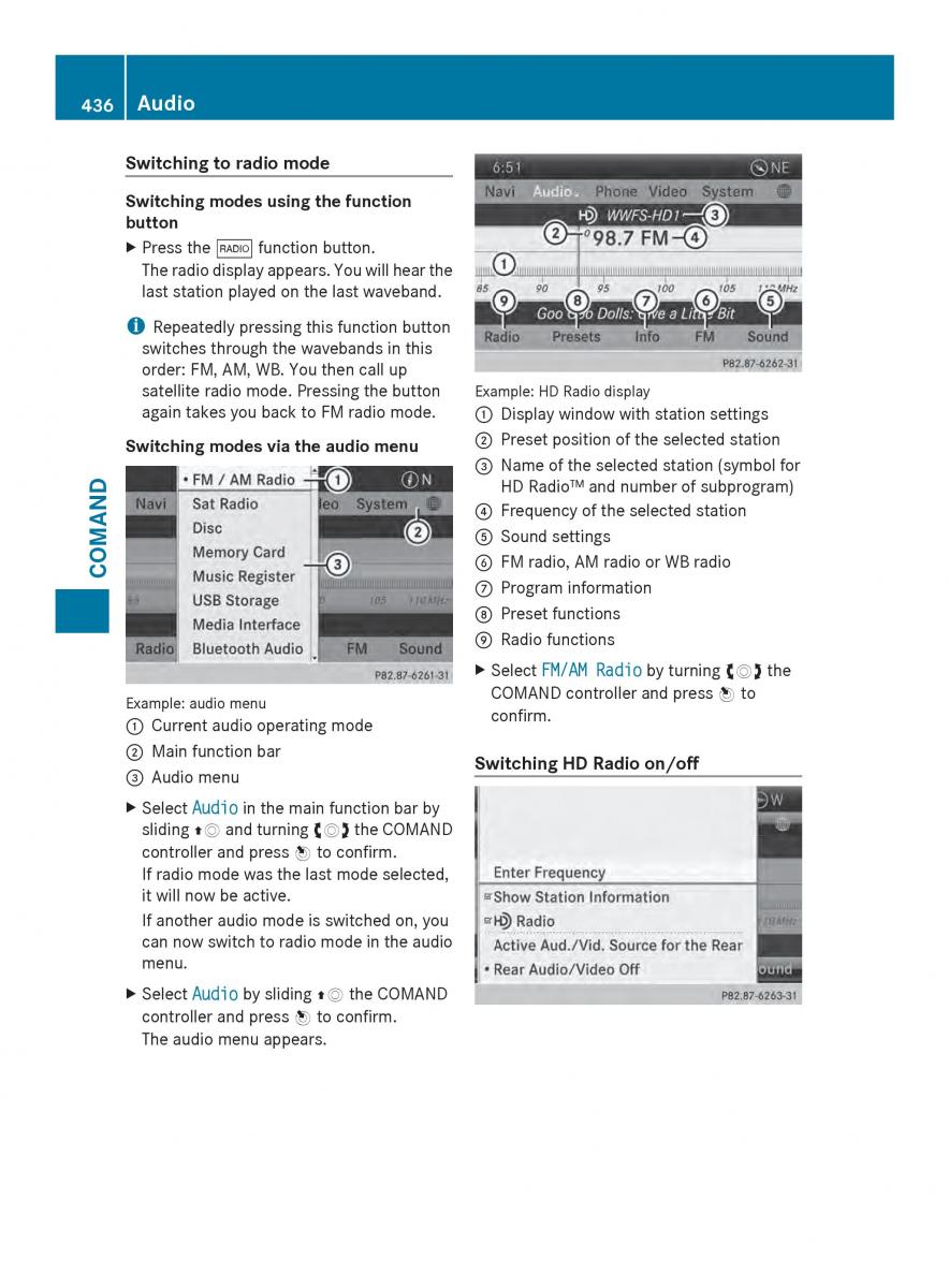 Mercedes Benz SL R231 owners manual / page 438