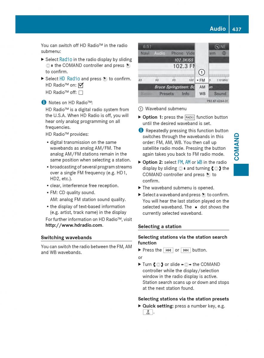 Mercedes Benz SL R231 owners manual / page 439