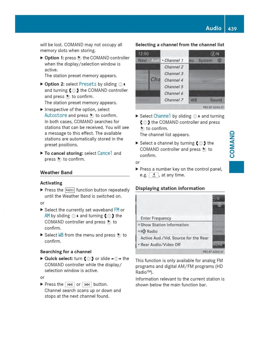 Mercedes Benz SL R231 owners manual / page 441